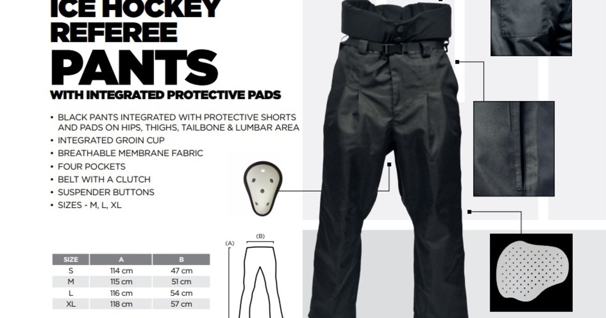 Eishockey Schiedsrichter Hose mit Schutz